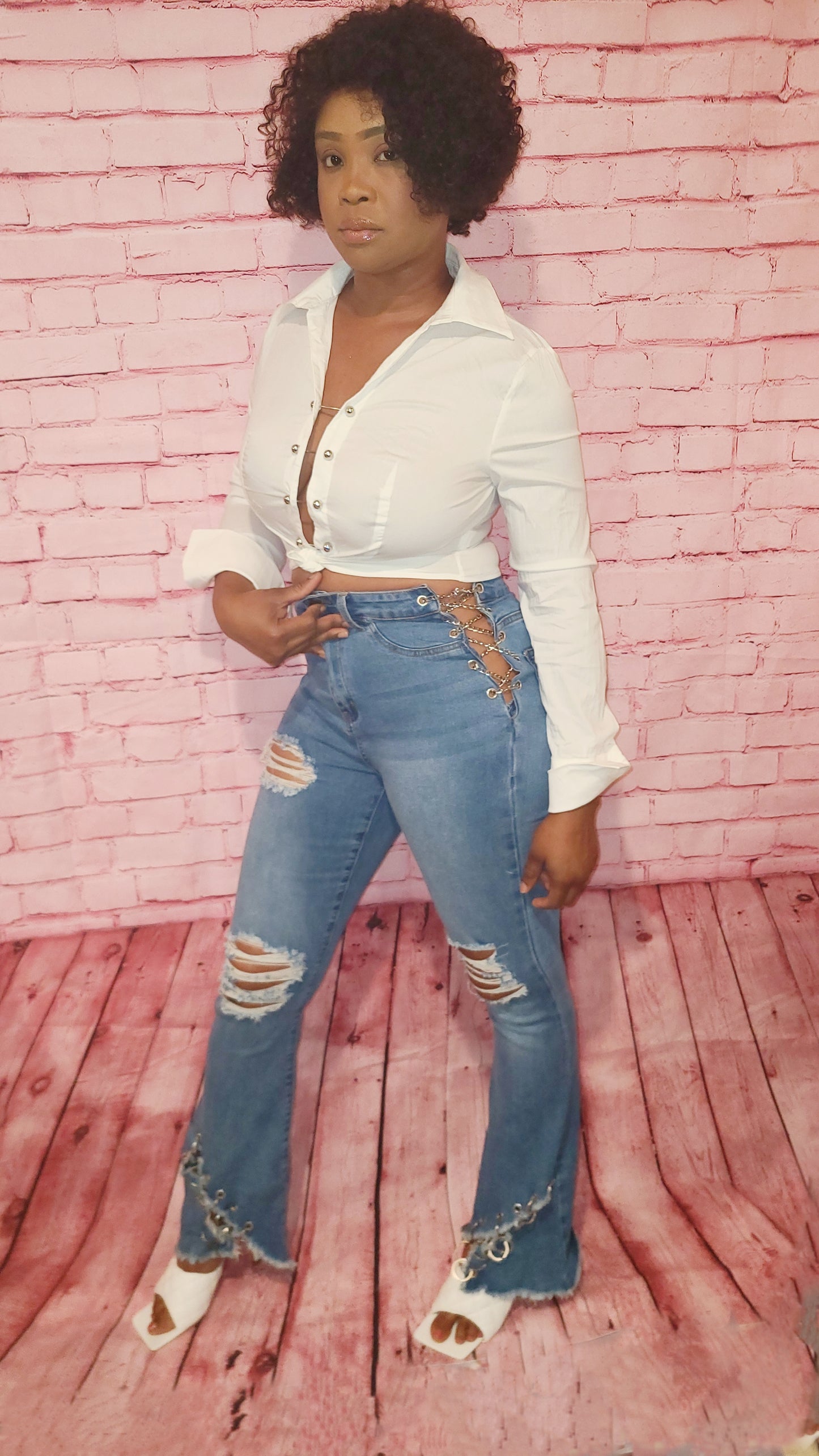Denim encadenado-(Tallas 9-15)