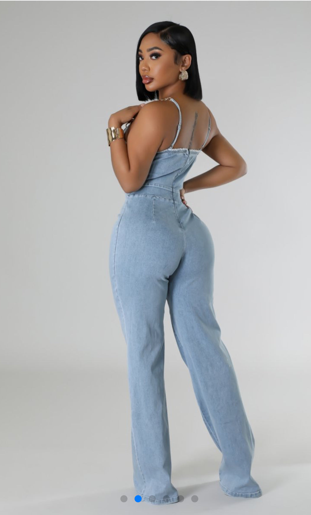 Temptress Denim Jumpsuit