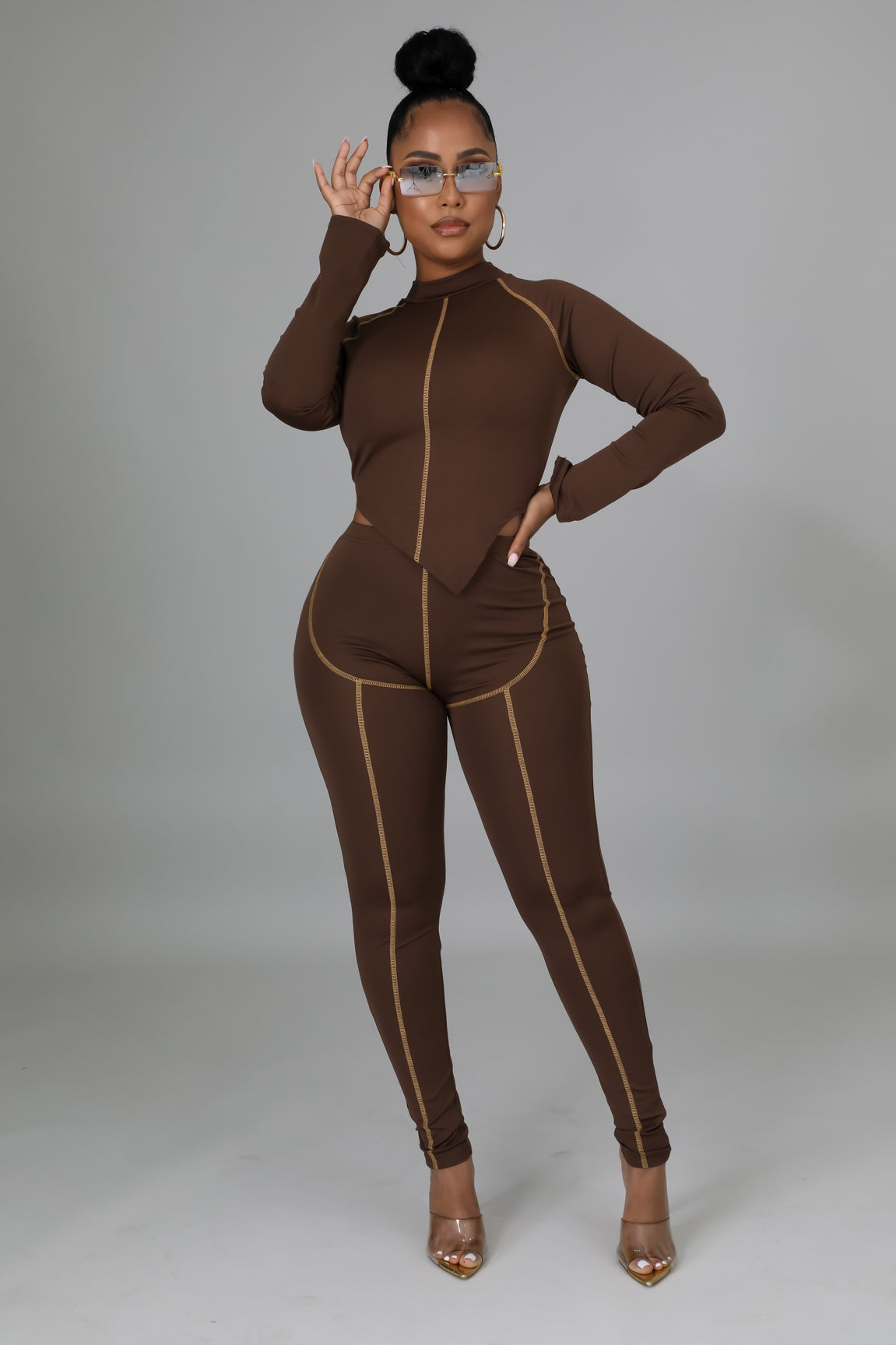 Miss Chocolate Leggings Set