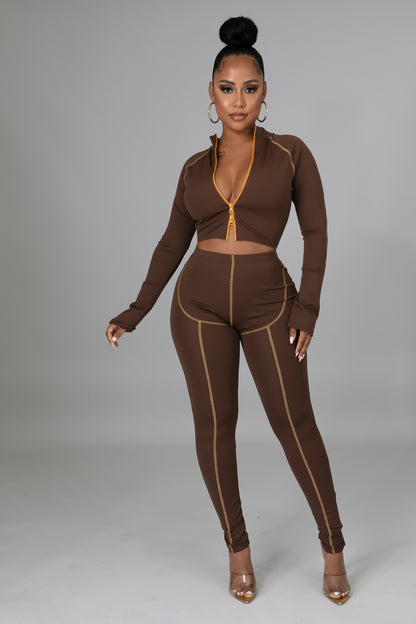 Miss Chocolate Leggings Set